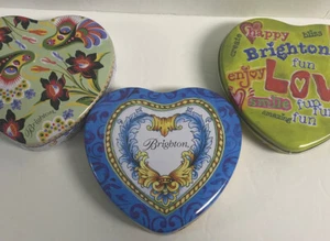 BRIGHTON HERZFÖRMIGE ZINNBEHÄLTER 3er-Set - Bild 1 von 5