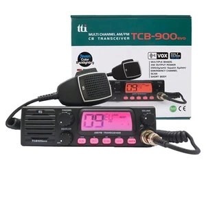 Radio CB compacta TTI TCB-900 EVO, 80 canales 40UK 40EU AM FM - Imagen 1 de 14