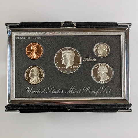 1995 S Premier Silver Proof Set Cover