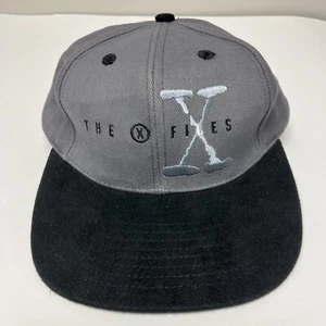 Sombrero SnapBack vintage The X-Files promoción 1995 negro/gris - Imagen 1 de 12
