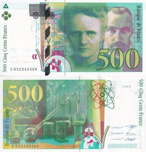 France 500 Francs 1995 P 160 b UNC - Picture 1 of 1