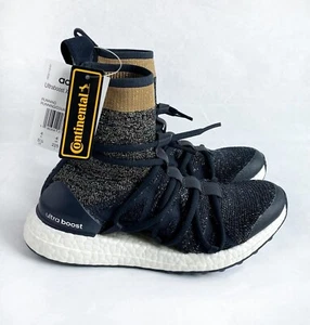 New RARE adidas UltraBoost X Mid Stella McCartney Legend Blue Sneakers Women 5.5 - Picture 1 of 9