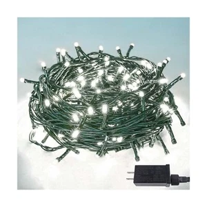 YIQU White 82FT 200 LED Christmas String Lights Outdoor/Indoor (Extendable Gr... - Picture 1 of 6