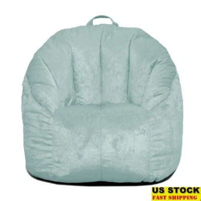 Silla Joey Bean Bag Felpa Cómoda Niños Adolescentes Compacta Duradera Recargable Suave Foto 1 de 4