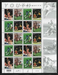 US 33 cent BASEBALL Pane of 20 Scott #3399-3402 MNH - Picture 1 of 1