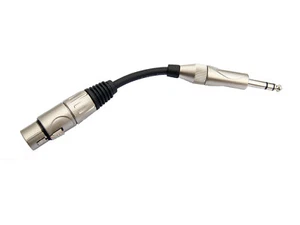 Adapterkabel 22cm - XLR 3-pol. female auf Klinkenstecker 6,3mm - Bild 1 von 6