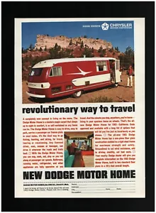 1963 Dodge Motor Home Van Original Print Ad ~ Free Shipping ~ - Bild 1 von 1