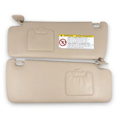 Par de para-sol lateral para motorista e passageiro Toyota Highlander 2001-2007 bronzeado - Imagem 1 de 4