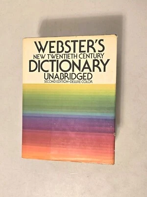 Websters New Twentieth Century Dictionary Unabridged Second Edition Deluxe Color - Image 1 of 4