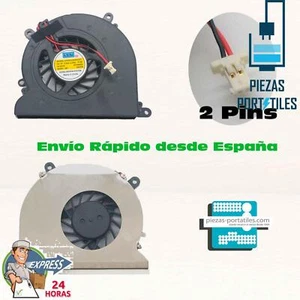 Fan Ventilador para HP Compaq Presario CQ40-103AU 2 Pins (INTEL) - Imagen 1 de 5
