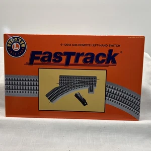 Lionel 6-12045 O36 Left Hand Remote-Control FasTrack Curved Switch Turnout New - Picture 1 of 1