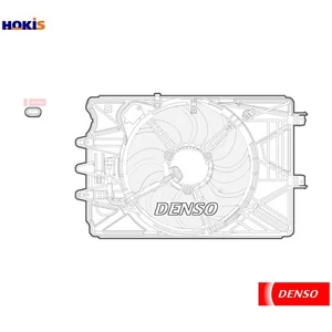 FAN ENGINE COOLING DER09069 FOR FIAT 312A2/199B6.000 0.9L 2cyl 500L 4cyl 500L - Picture 1 of 10
