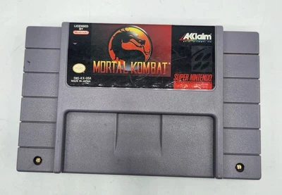 Mortal Kombat (Super Nintendo SNES, 1993) - Image 1 of 4