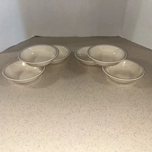 CORELLE BY CORNING SANDSTONE " ENGLISH BREAKFAST " 5 3/8" BOWL'S SET OF 6 - Picture 1 of 16