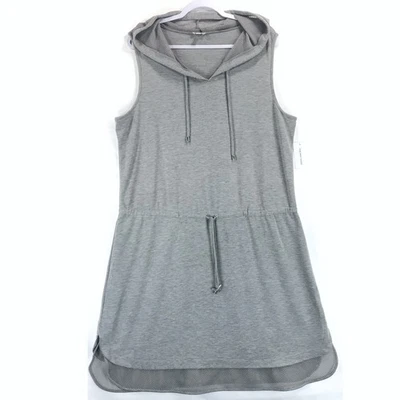 Vestido con Capucha Spense Tejido Malla Para Mujer 2XL Gris Mezcla Viscosa Sin Mangas Nuevo con Etiquetas Foto 1 de 4