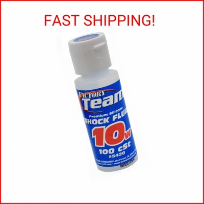 Team Associated 5420 10 Weight Silicone Shock Oil, 2-Ounce - Image 1 of 2