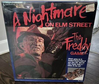 A Nightmare on Elm Street Freddy 游戏原封原价贴纸复古! — 第 1/4 张图片