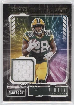 2021 Panini Playbook Zoning Commission Material AJ Dillon #ZC-AJD - Image 1 of 2