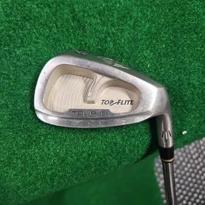 Top-Flite Tour Ti 9 Iron Steel Shaft Regular Flex RH 35.5" New Grip - Image 1 of 4