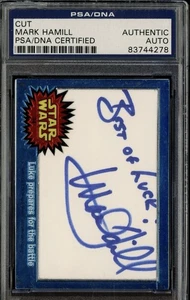 Mark Hamill Signed Topps Chrome Star Wars #24 PSA/DNA AUTO - Picture 1 of 2