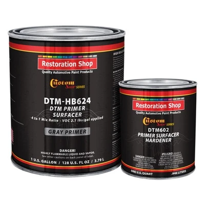High Build Direct to Metal Primer Surfacer GRAY (DTM) - 2.1 VOC (GALLON KIT) - Image 1 of 4