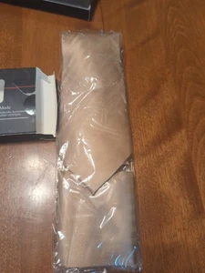 HISDERN Ties for Men Solid Houndstooth Neckties Handkerchief Formal Business Tie - Picture 1 of 6