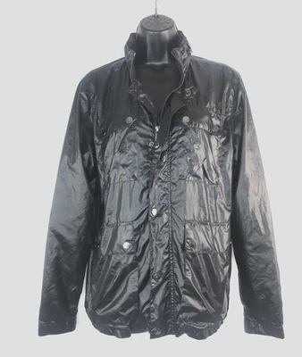 Stucture Collection Mens Size Small Zipper Snap Button Windbreaker Light Jacket - Image 1 of 4