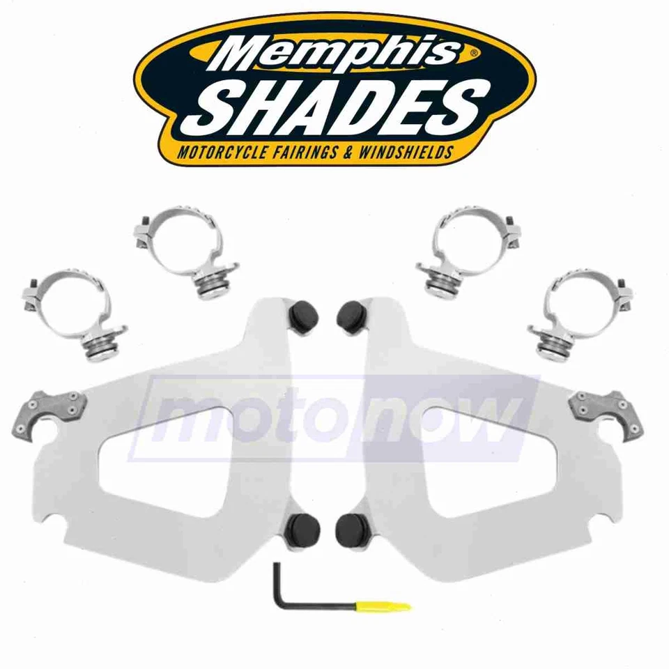 Memphis Shades Trigger-Lock Mount Kit for Bullet Fairing for 2008-2015 io Foto 1 de 4