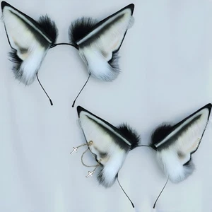 Wolf Ears Headband - Therian Accessory - Anime Cosplay Accessories - Fursona - Picture 1 of 5