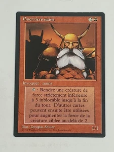 MTG Dwarven Warriors (French Revised (BB)/Red/C) - BGM - Picture 1 of 2