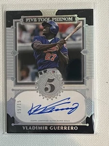 2023 Vladimir Guerrero Auto 05/15: Topps Five Star Five Tool Phenom - Picture 1 of 2
