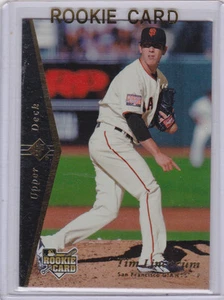 Tarjeta de novato Tim Lincecum San Francisco Giants 2007 Upper Deck SP béisbol radiocontrol - Imagen 1 de 2