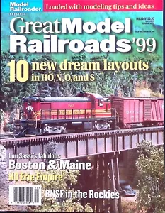 Great Model Railroads Magazine 1999 Dream Layouts Model Railroader - Picture 1 of 3