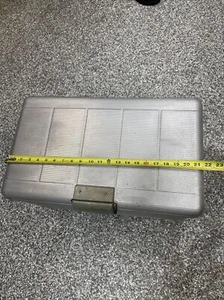 Vtg JC Higgins Aluminum Cooler Ice Chest w/ Bottle Opener + Drain - Picture 1 of 11