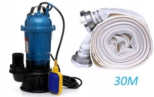 pompe fosse septique avec broyeur d'eau + TUYAU 2'' 30M Champion 3750W 20000 l/h - Imagen 1 de 2