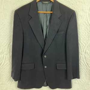 JoS A Bank 100% Cashmere Gordon Sport Coat Blazer Navy Blue Mens Size 40 Regular - Picture 1 of 10