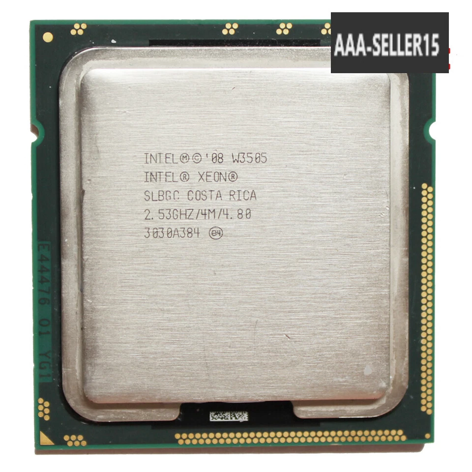 Intel Xeon W3505 SLBGC 2.53GHz 4M Dual Core LGA 1366 Server CPU Processor 130W - Image 1 of 1