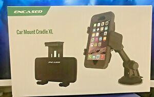 Car Mount Cradle XL Adjustable Universal Phones Types 360 Rotation By ENCASED