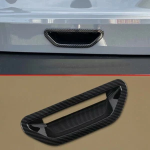 Fits 2021-2025 Nissan X-Trail Carbon Fiber Rear Trunk Tailgate Bowl Cover Trim - Picture 1 of 8