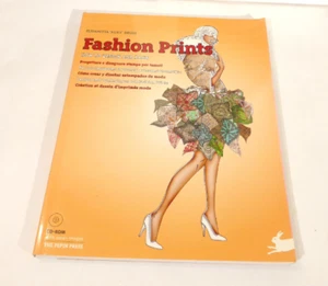 Fashion Prints How to Design and Draw Elisabetta Kuky Drudi Soft Cover With CD - Picture 1 of 8
