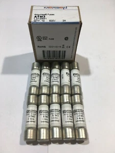 FERRAZ SHAWMUT MERSEN ATM3 ATM 3A 600V Amp-Trap Fuse JPSF532 Pack of 1/5/10 - Picture 1 of 4