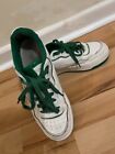 Green and whiteTrainers Flat Comfy Fitness Sports Shoes Size 38 USED 