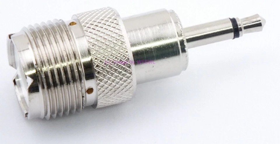 UHF Female to 3.5mm Male Plug Coax Connector Antenna Adapter for ShortWave - Image 1 of 1