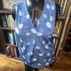 41Hawthorn Stitchfix blue flowy floral sleeveless Sp blouse