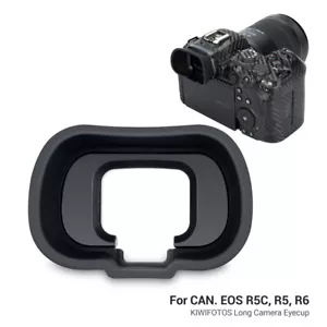 Extended Long Soft Eyepiece Viewfinder Eyecup for Canon EOS R5 R6 Mark II R5C - Picture 1 of 12