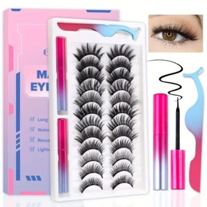 Reusable False Eyelashes Mixed Styles – Lightweight & Soft – Free Shipping - Picture 1 of 8