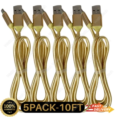 5X Micro USB Fast Charger Charging Adapter Cable For Samsung Google Android LG - Image 1 of 4