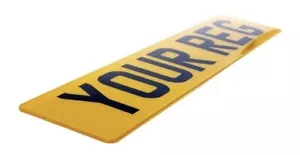 Number plates Road Legal Premium Car Registration Number Plates FRONT/REAR/PAIR - Picture 1 of 2
