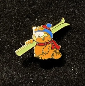 GARFIELD El Gato Esquí Esquí Pin Insignia Descenso Recuerdo Viaje Solapa - Imagen 1 de 3