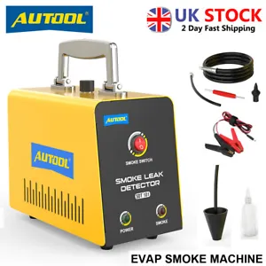 AUTOOL® SDT101 Automotive EVAP Smoke Machine Pipe Leak Vacuum Diagnostic Tester - Picture 1 of 17